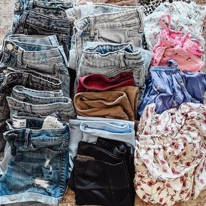 Assorted Girls Mixed Clothing Bundle 5-7 ITEMS size 10/12